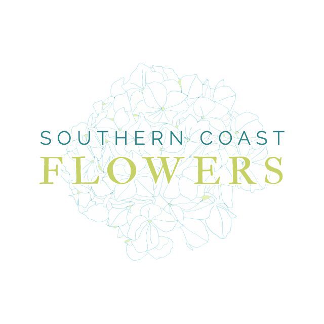 Flower Shop Logo Design: Southern Coast Flowers - Port Royal, SC